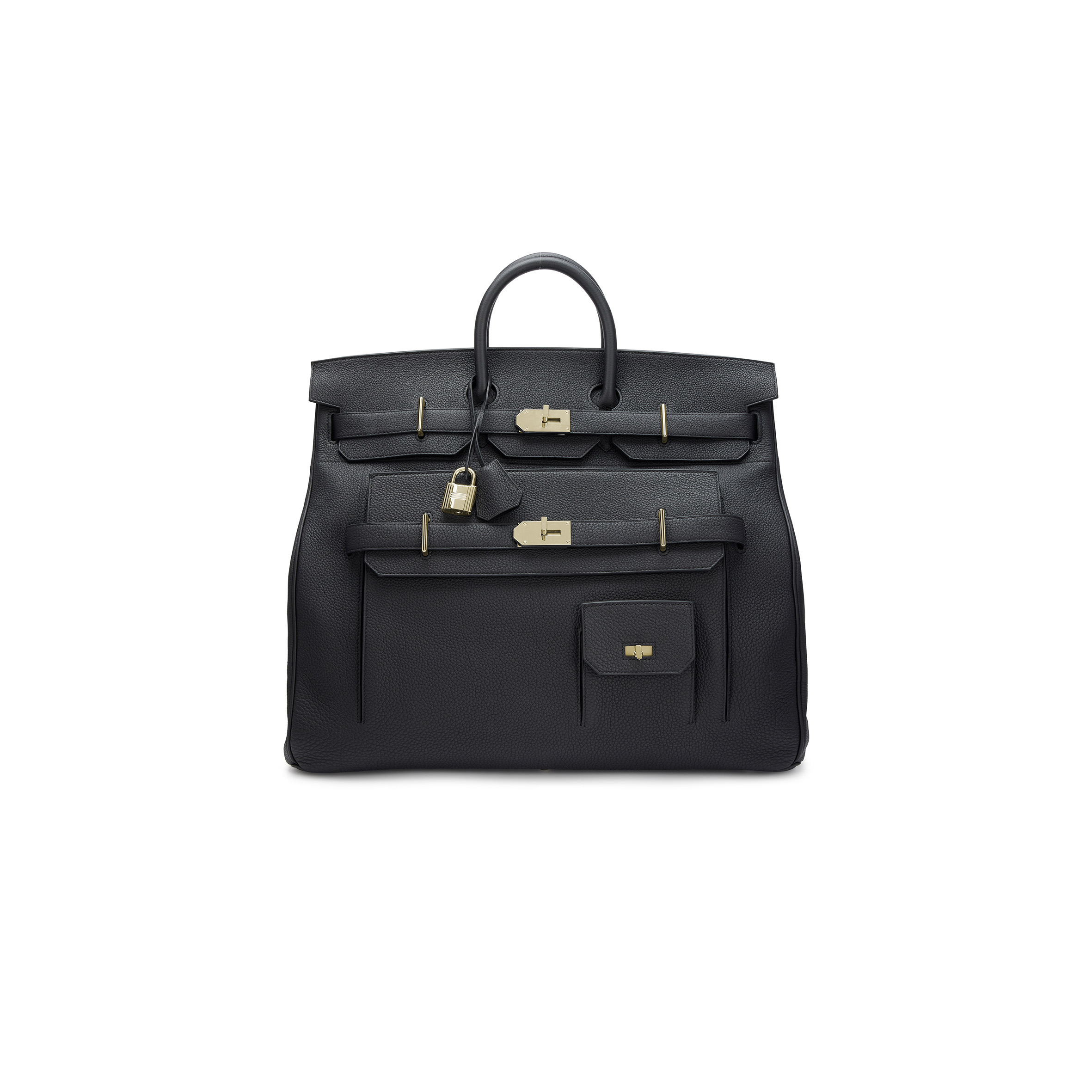 HERMES MASTER EDITION CABAN TOGO MULTIPOCKETS HAC BIRKIN 50 GOLD HARDWARE 4365287 (50*40*25cm)